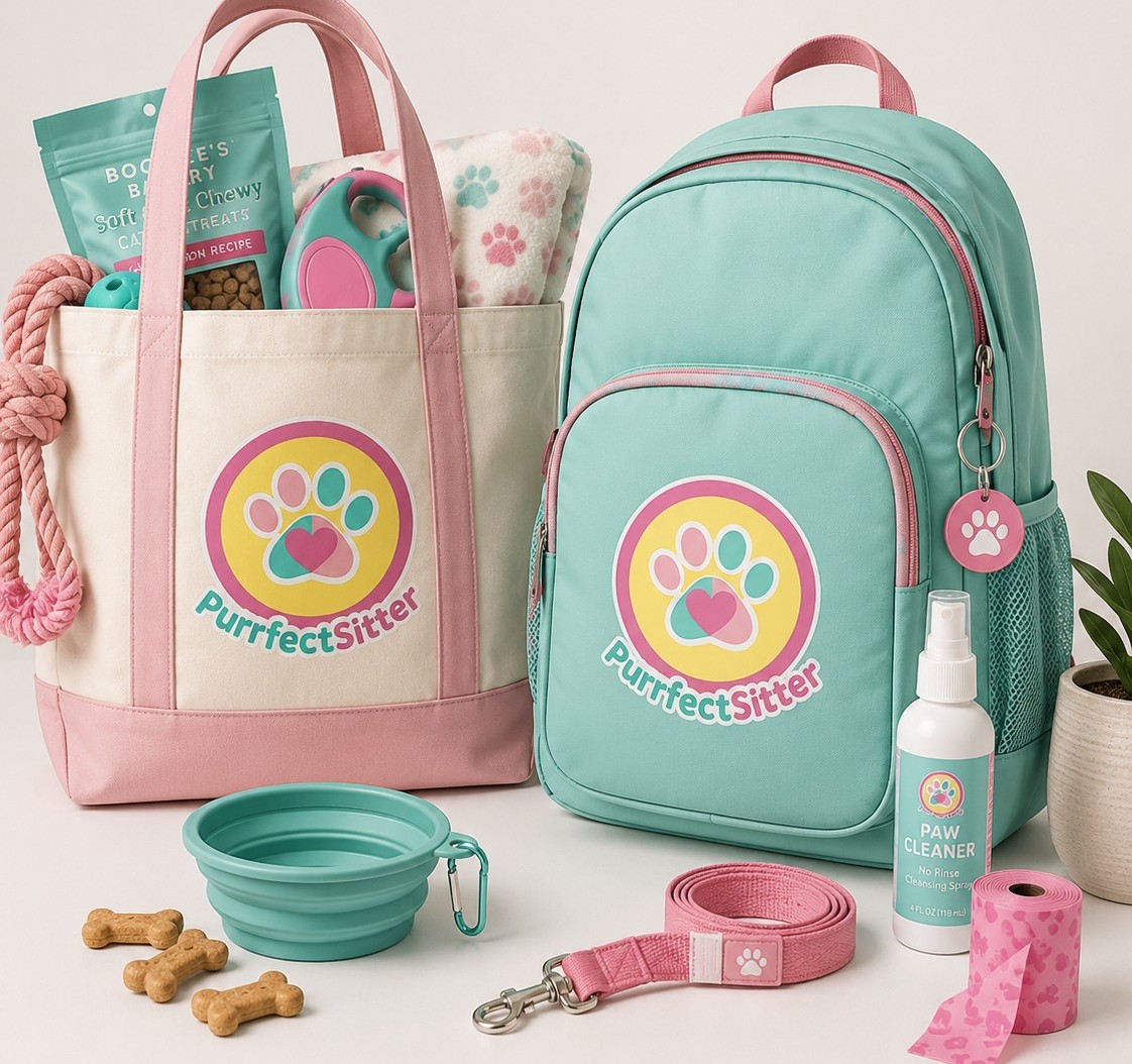 Kit de transport sac et sac à dos PurrfectSitter